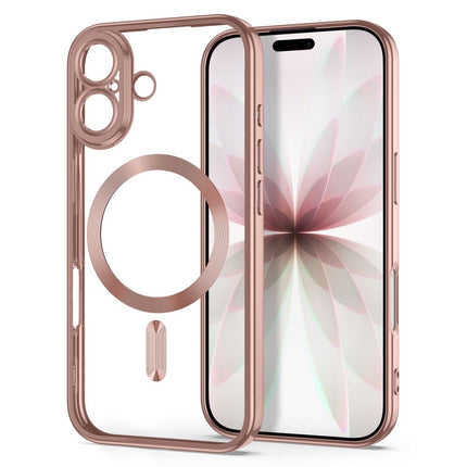 iPhone 17 hoesje magnetische lens bescherming rosegoud