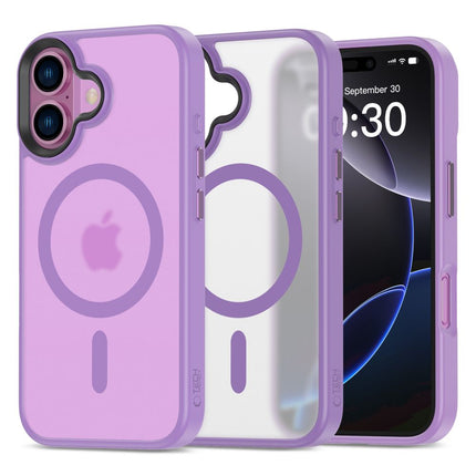 iPhone 16 Hoesje Doorzichtig Magsafe Mauve
