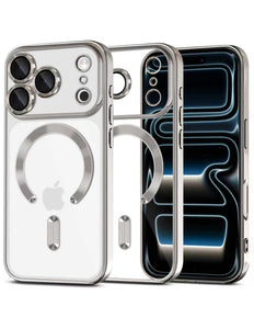 iPhone 17 Pro Max hoesje magnetische lens bescherming zilver