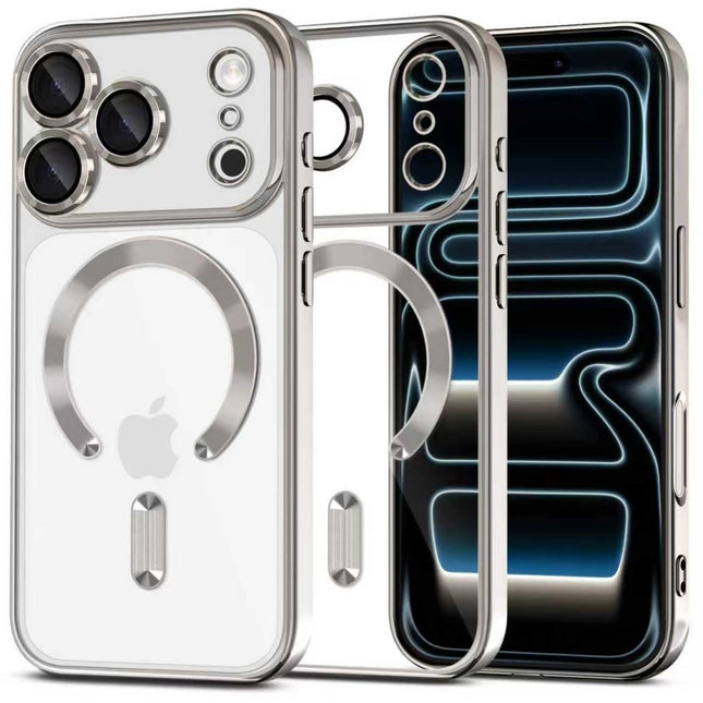 iPhone 17 Pro Max hoesje magnetische lens bescherming zilver