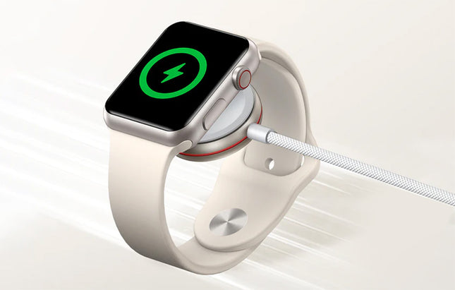 Apple Watch magnetische oplader Joyroom S-IW011 USB-C 5V 1,2m (wit)