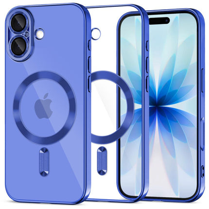iPhone 17 hoesje MAGSAFE SHINY MIST BLUE