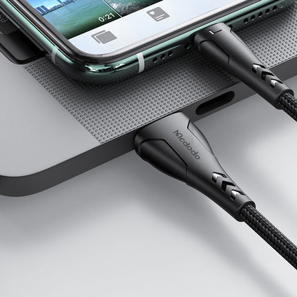 USB naar Lightning-kabel, Mcdodo CA-7441, 1,2 m (zwart)