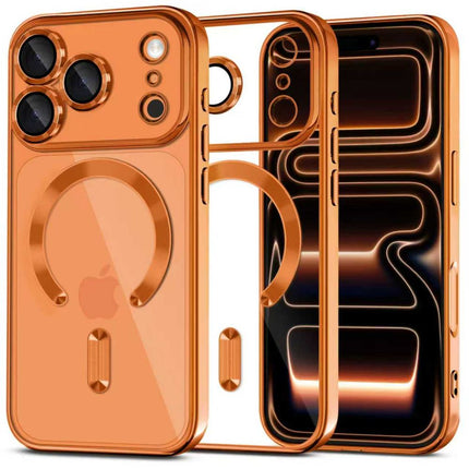 iPhone 17 Pro hoesje magnetische lens bescherming oranje