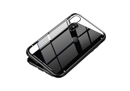 Baseus iPhone X hoesje Magnetiet hardware Zwart (WIAPIPHX-CS01)
