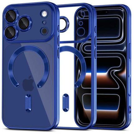 iPhone 17 Pro Max hoesje magnetische lens bescherming diepblauw deep blue