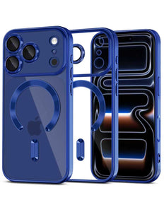 iPhone 17 Pro Max hoesje magnetische lens bescherming diepblauw deep blue