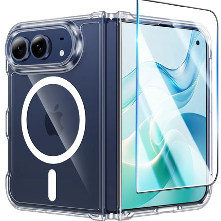 NOVANL Glass Protector (Case Friendly) for For iPhone Duo Outer