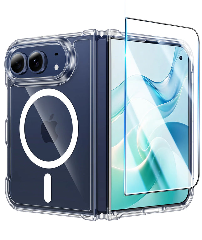 NOVANL Glass Protector (Case Friendly) for For iPhone Duo Outer