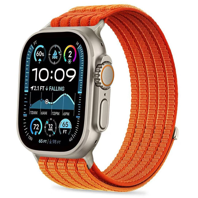 Tech-Protect Nylon Sport Apple Watch 8 / 9 / 10 / 11 / SE / Ultra (44 / 45 / 46 / 49 mm) bandje – Orange
