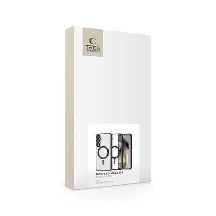 Samsung Galaxy S25 Plus hoesje zwart magsafe Silicone Case transparent