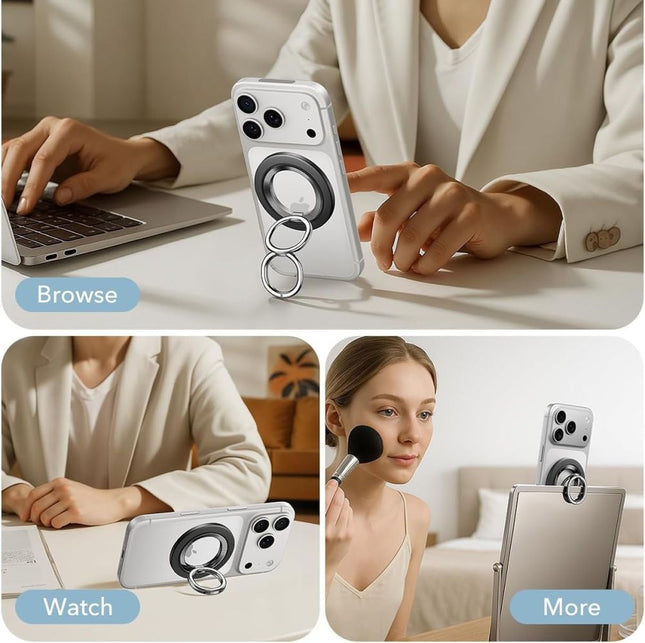 MAGNETIC MAGSAFE PHONE RING BLACK