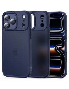 iPhone 17 Pro Max Hoesje Matte Magsafe Deep Blauw