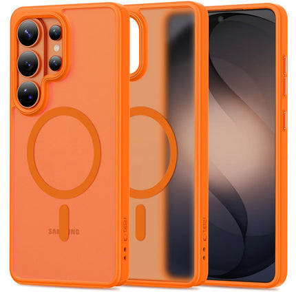 Samsung Galaxy S26 Ultra hoesje magsafe matte Case oranje