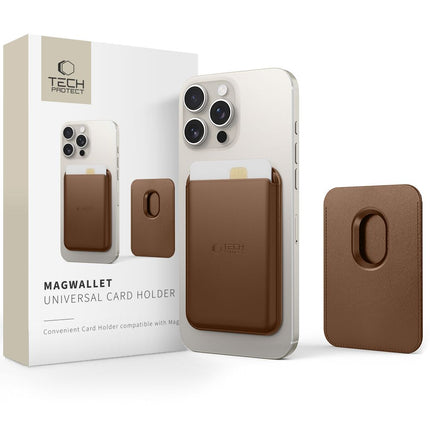 Magnetic MagSafe Card Holder - Bruin