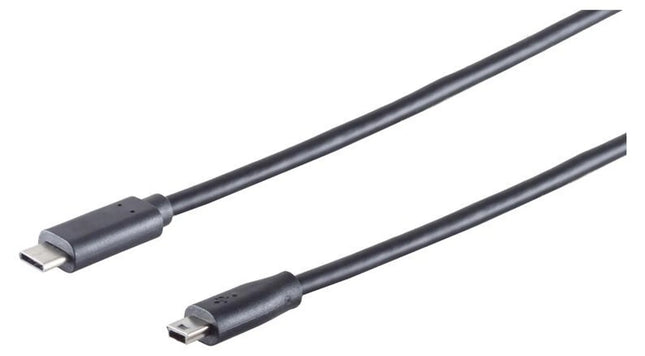USB-C naar USB mini-B aansluiting 1M