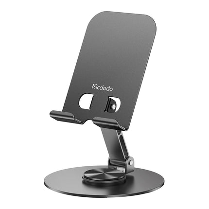 Mcdodo Telefoonhouder (TB-6920) – Opvouwbaar, 360° Draaibaar, Bediening met één Hand, Universeel, Antislip – Donkergrijs