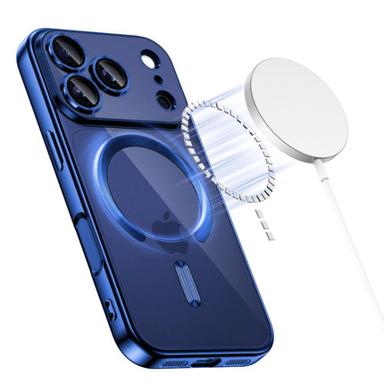 iPhone 17 Pro Max hoesje magnetische lens bescherming diepblauw deep blue