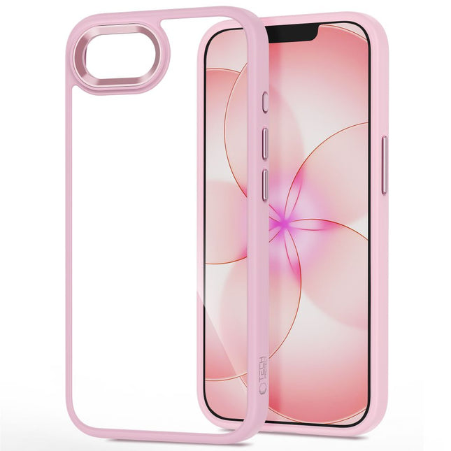 iPhone 16e / 17e Hoesje Roze Magnetic MagSafe Case transparant