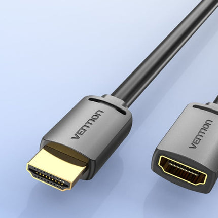 HDMI 2.0 mannelijk naar HDMI 2.0 vrouwelijk verlengkabel Vention AHCBH 2m, 4K 60Hz, (zwart)