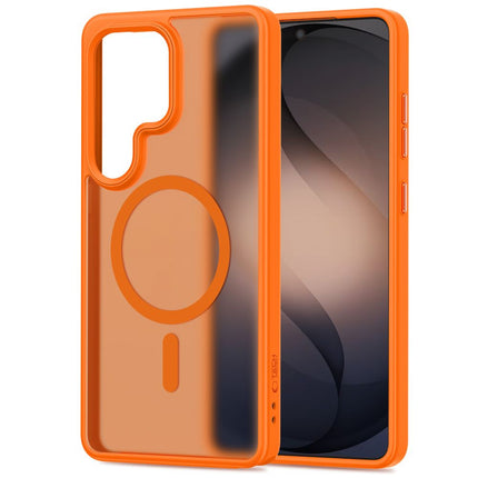 Samsung Galaxy S26 Ultra hoesje magsafe matte Case oranje
