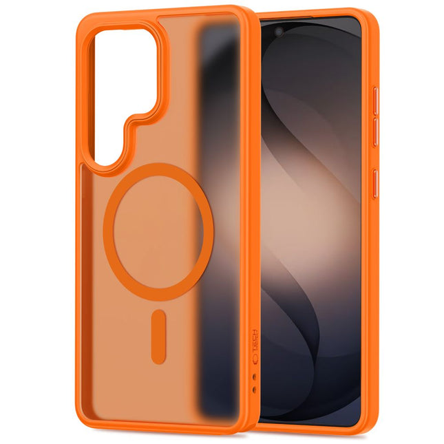 Samsung Galaxy S26 Ultra hoesje magsafe matte Case oranje
