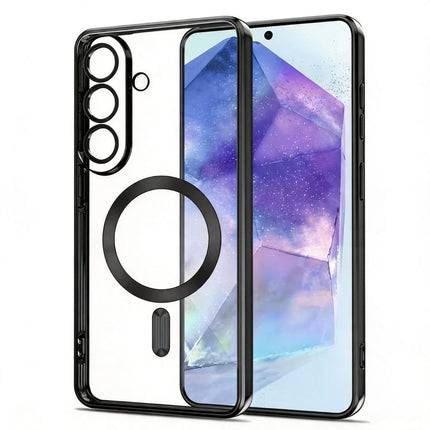 Samsung Galaxy A27 5G - Magnetic Magsafe Case - Shiny Zwart