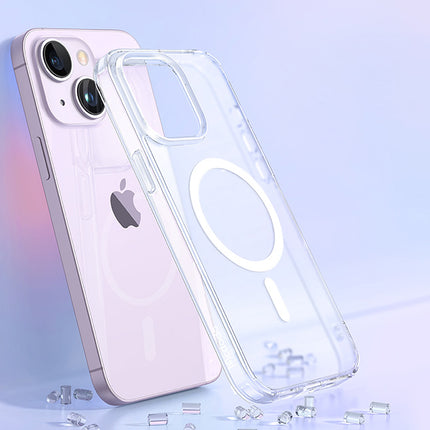 Magnetisch hoesje McDodo voor iPhone 15 (helder) (transparant)