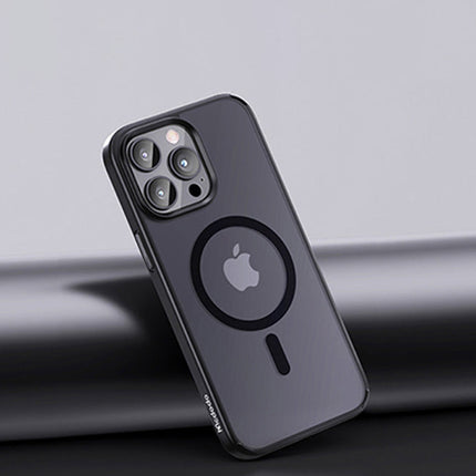 Magnetisch hoesje McDodo voor iPhone 15 Pro (zwart) magsafe