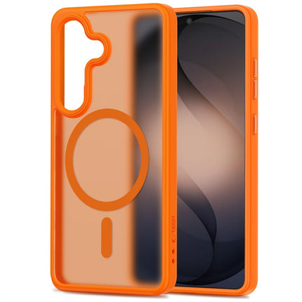 Samsung Galaxy S26 hoesje magsafe matte Case oranje