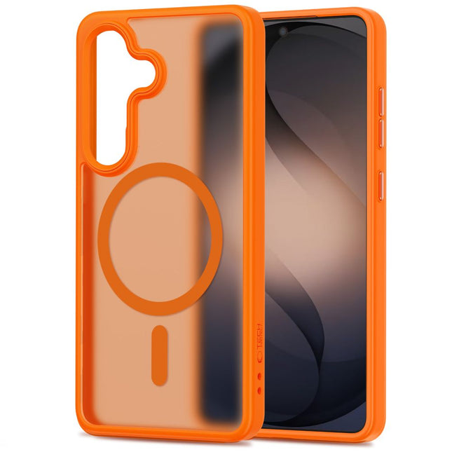 Samsung Galaxy S26 hoesje magsafe matte Case oranje