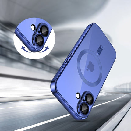 iPhone 17 hoesje MAGSAFE SHINY MIST BLUE