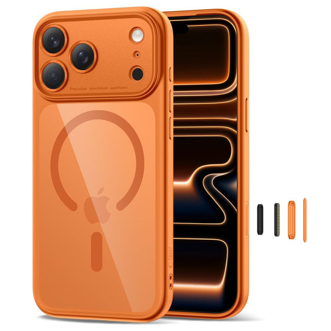 Hoesje Oranje Kleur Cosmic MagSafe voor iPhone 17 Pro