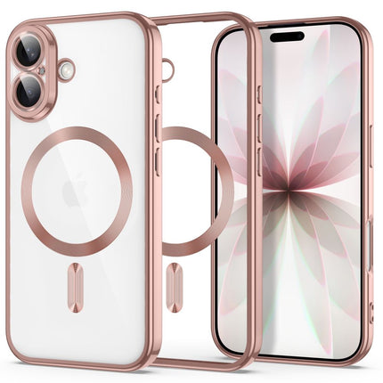 iPhone 17 hoesje magnetische lens bescherming rosegoud