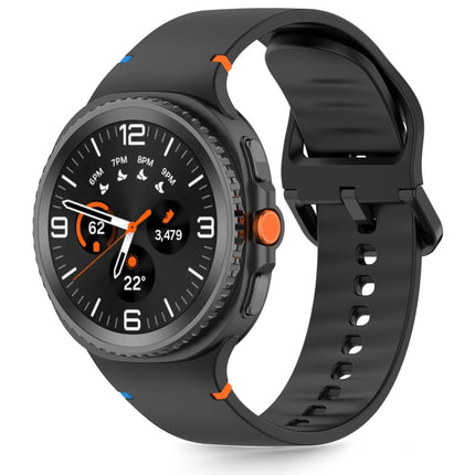 Samsung Galaxy watch 8 Serie 40 / 44 / 46 mm bandje siliconen zwart