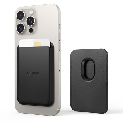 Magnetic MagSafe Card Holder - Zwart