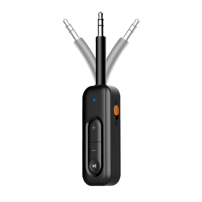 AUDIO ADAPTER AUX BLUETOOTH 6.0 BLACK
