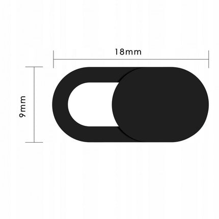Webcam Cover Privacy Universeel - Laptop Camera Cover Voor Privacy - Smartphone Camera Privacy Beschermer Camera Tablet - Zwart - 3 Stuks