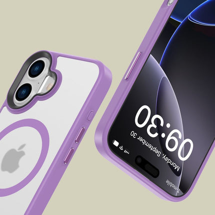 iPhone 16 Hoesje Doorzichtig Magsafe Mauve