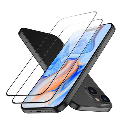 ESR iPhone 15 Plus Displayschutzfolie aus gehärtetem Glas mit Montagerahmen, 2er-Pack 