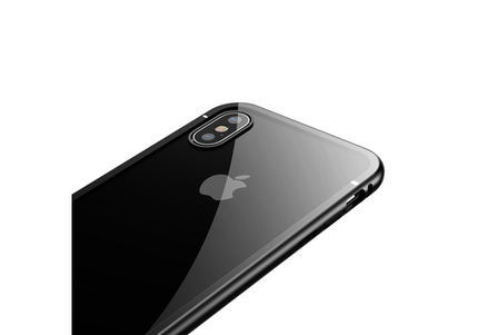 Baseus iPhone X hoesje Magnetiet hardware Zwart (WIAPIPHX-CS01)