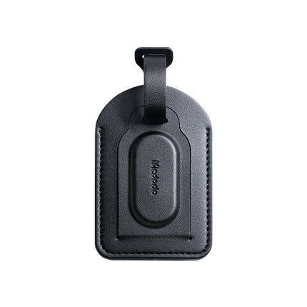 Mcdodo Smart Tracker Napa Pro (AT-3790) – Bagagelabel, Find My, PU-Leder, 80–90 dB, 220 mAh – Zwart