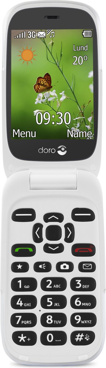 Doro 6530 - Eenvoudige Klaptelefoon 3G