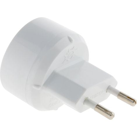Reissteker TRAVEL adapter EURO ST. / CONTRA USA wit