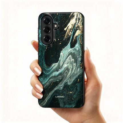 Samsung Galaxy A57 5G Hoesje Luxe VERDE AURA