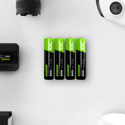 Green Cell Oplaadbare Batterijen Sticks 2x AAA HR03 800mAh