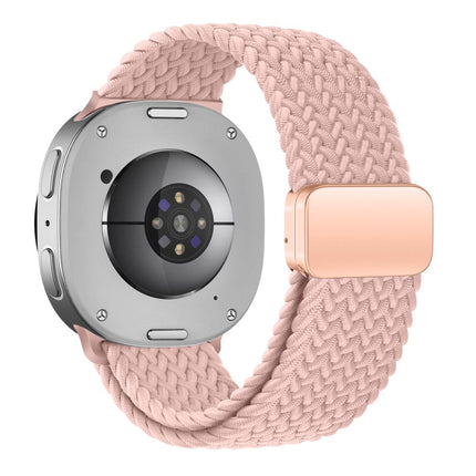 Samsung Galaxy Watch 8-serie 40 / 44 / 46 mm bandje – Dusty Rose, nylon, magnetische sluiting
