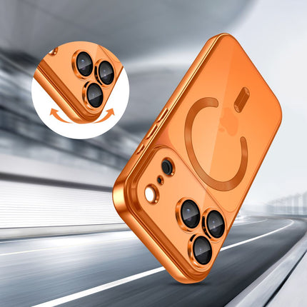 iPhone 17 Pro hoesje magnetische lens bescherming oranje