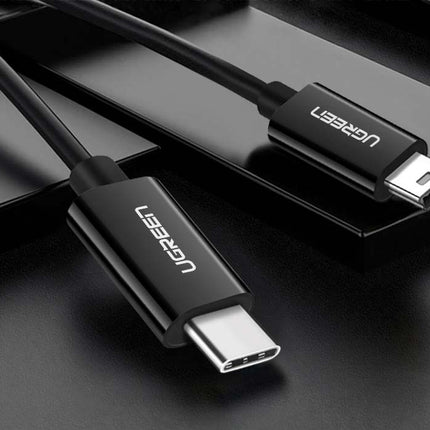 USB-C naar Mini USB Kabel UGREEN US242, 1m (zwart)
