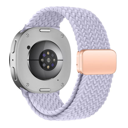 Samsung Galaxy Watch 8-serie 40 / 44 / 46 mm bandje – Periwinkle, nylon, magnetische sluiting